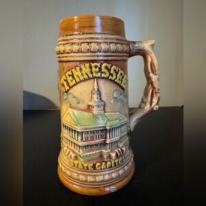 Tennessee State‎ Capitol Ceramic Beer Stein